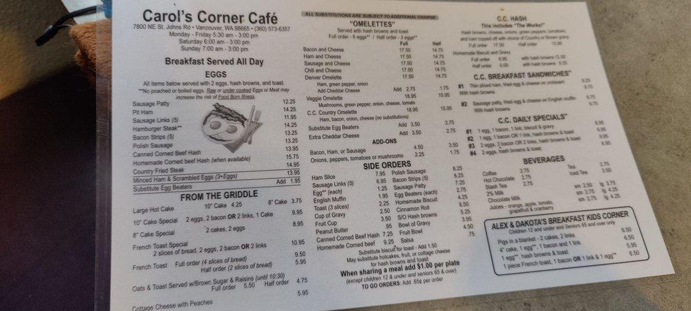 R2d6 Menu Carols Corner Cafe 2022 10 