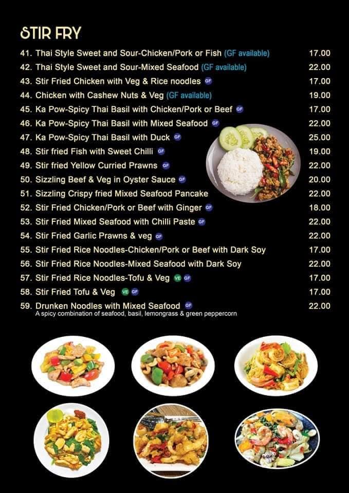 R2da Tasty Thai Restaurant Hervey Bay Menu 2021 09 