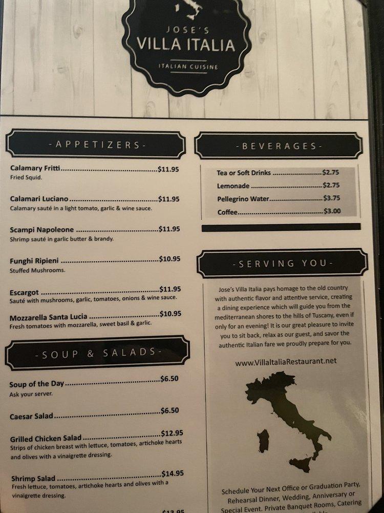 Menu At Villa Italia Restaurant Conroe 603 N Thompson St   R2da Villa Italia Menu 2023 01 2 