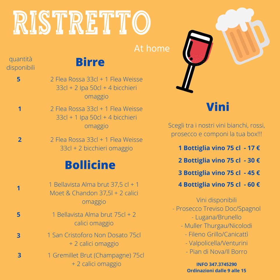 Menu da Ristretto Bar Caffetteria, Trezzo sull'Adda