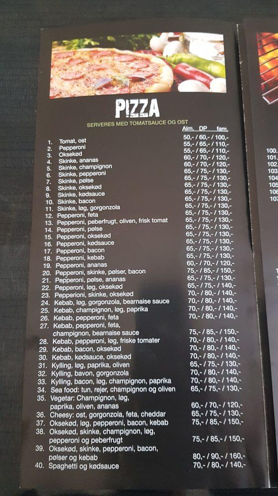 Menu at Pizza Express Randers pizzeria, Randers