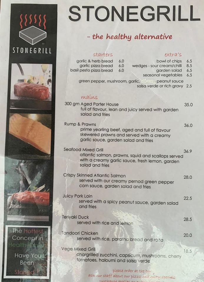 Menu at Beach House Cafe, Encounter Bay, 62 Franklin Parade