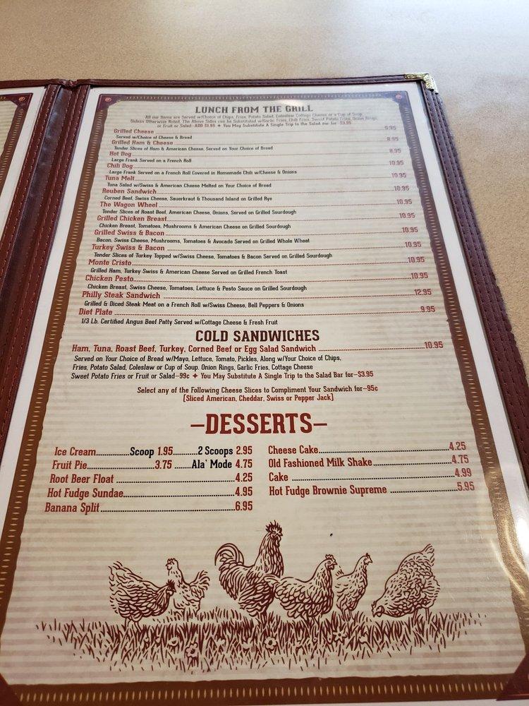 Menu at Amy's Kopper Kettle Café cafe, Susanville