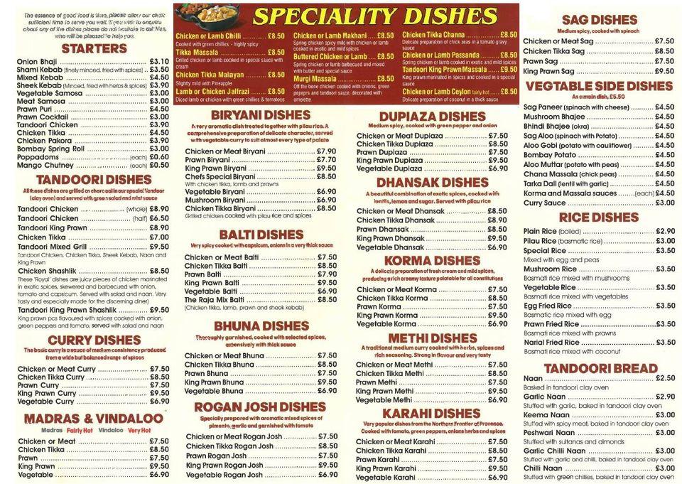Menu at The Bell pub & bar, Alconbury, 82 Green End Rd