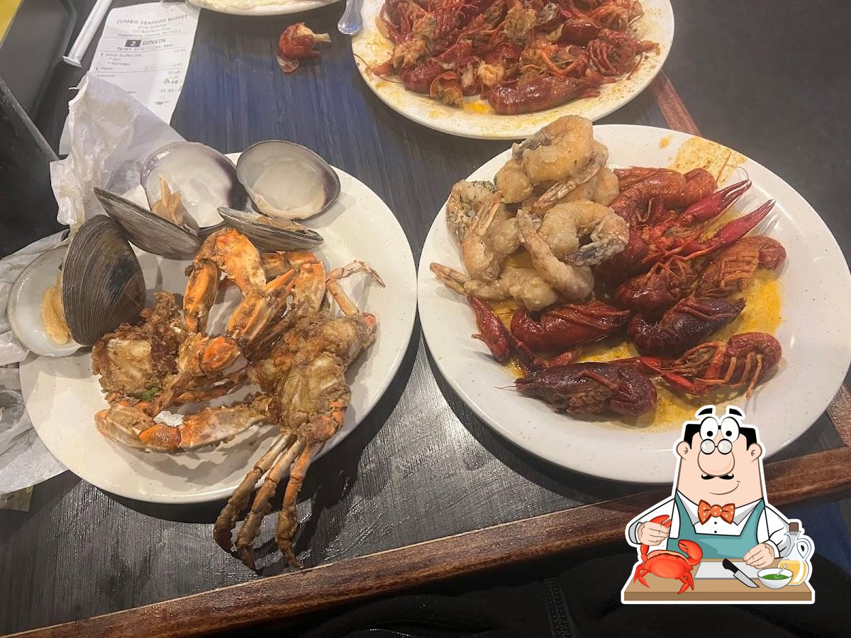 Jumbo Seafood Buffet in FeastervilleTrevose Restaurant menu and reviews