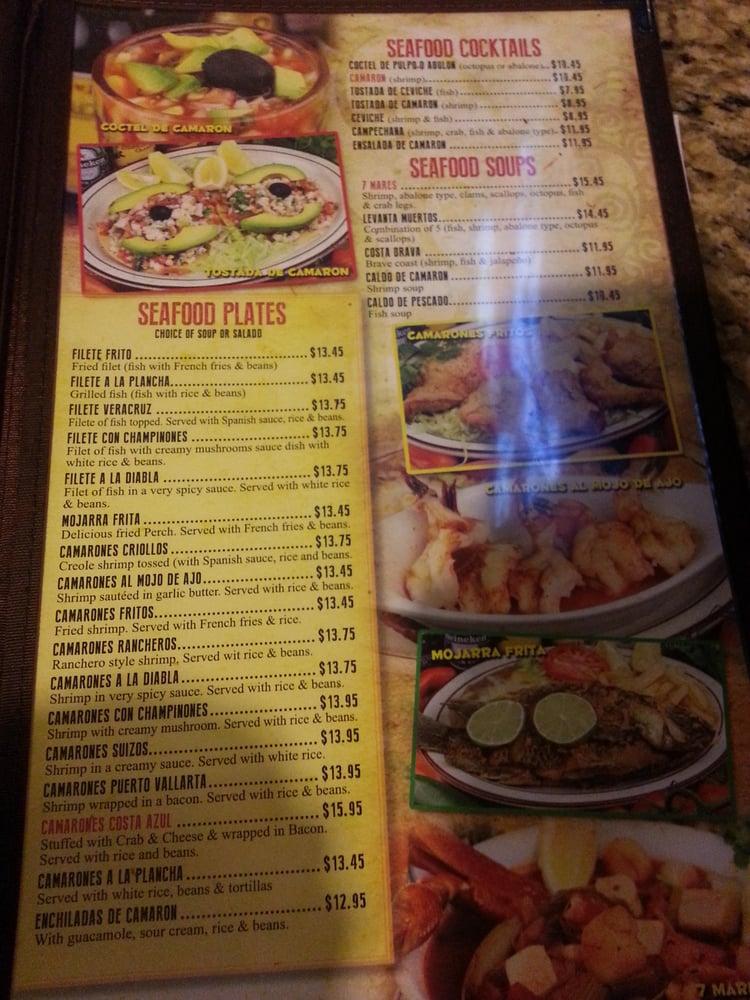 Menu at Casa Gamino restaurant, Paramount, Alondra Blvd