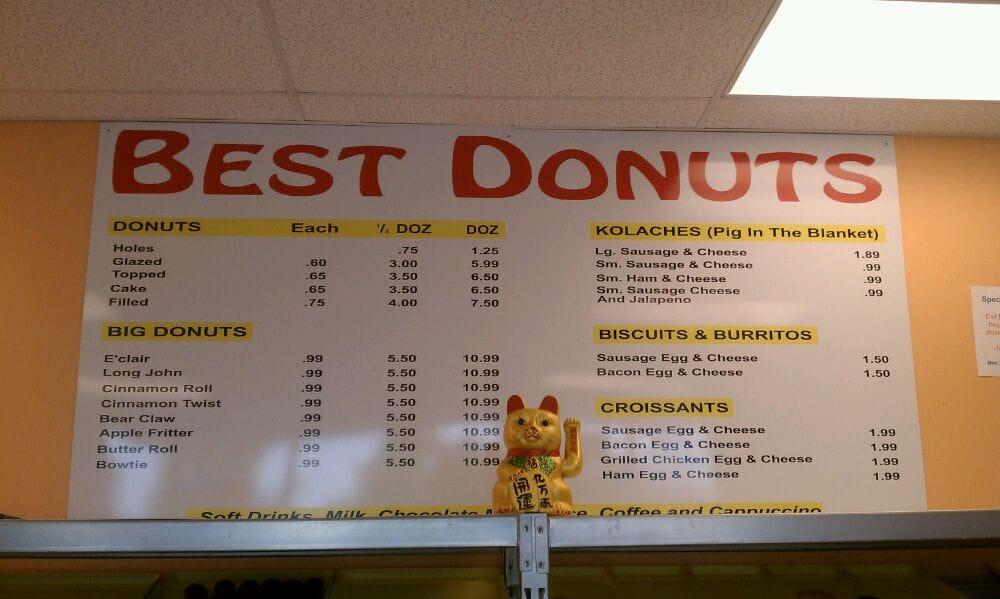 menu-at-best-doughnuts-paducah