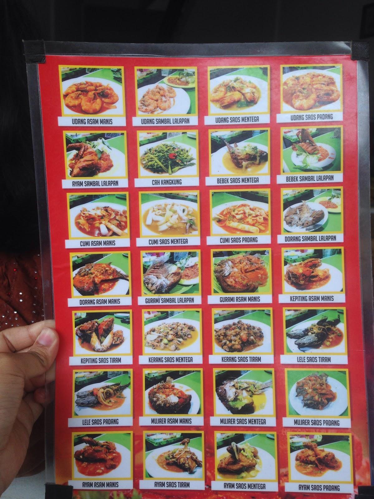 Menu at Seafood & Lalapan Juara 1 Cak Khoirus, Malang