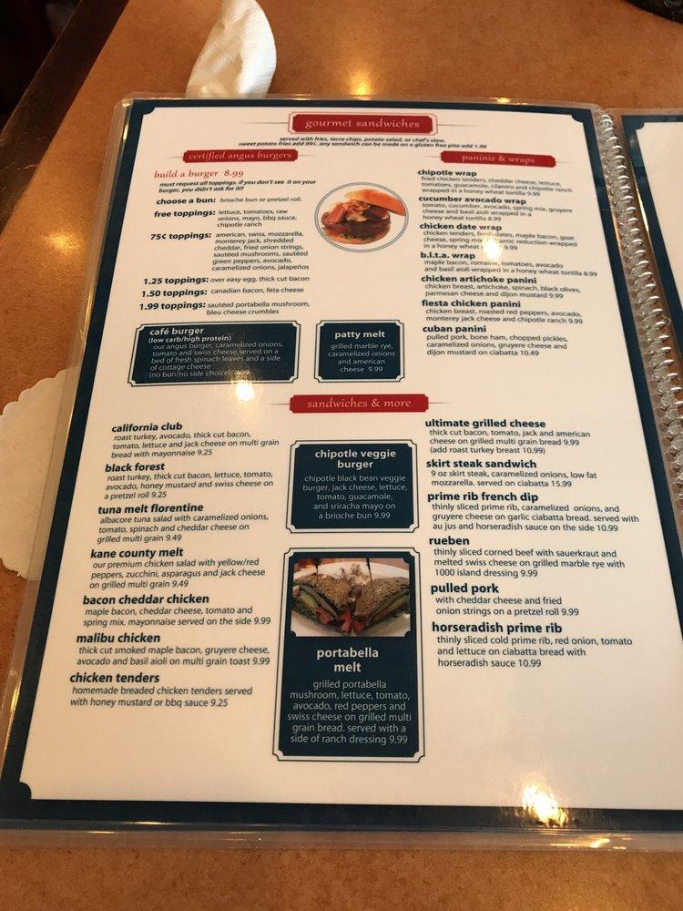 Menu at Sweet Berry Cafe, South Elgin