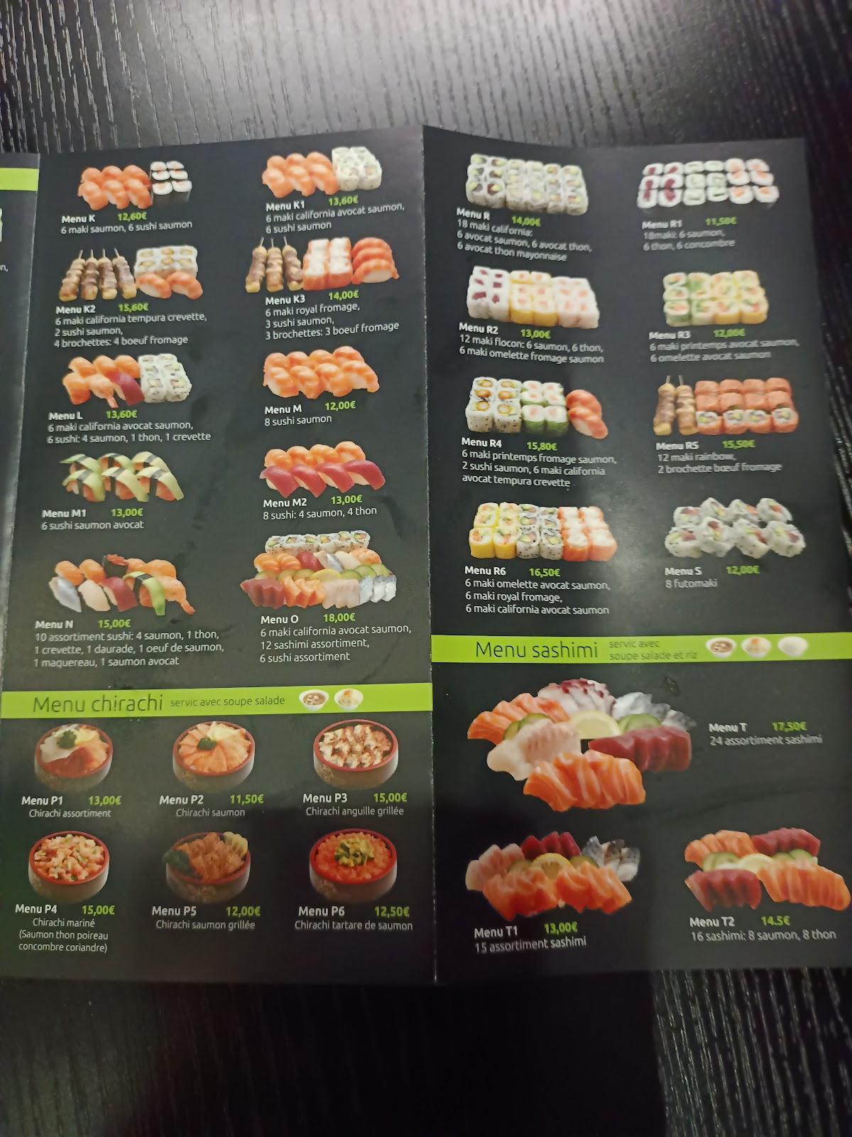 Menu Au Kichi Sushi Restaurant Champigny Sur Marne