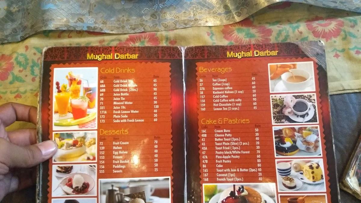 Menu At Mughal Darbar Bakery And Restaurant Srinagar Ground Floor