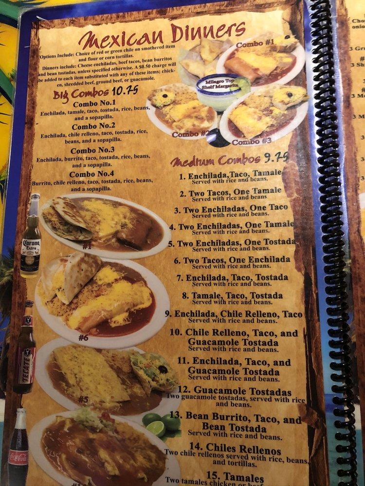Menu at Ole restaurant, Scottsbluff