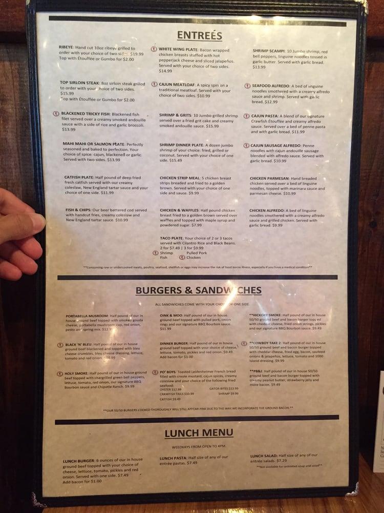 Menu at Purple Onion restaurant, Cabot, S Pine St