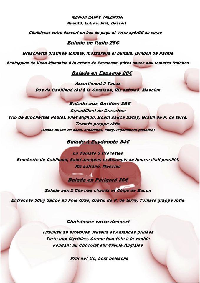 Menu at Restaurant Le Parasol, Bailleul, Rte de Lille
