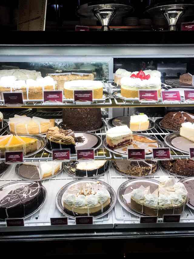 Menu at The Cheesecake Factory desserts, Jersey City, 30 Mall Dr W