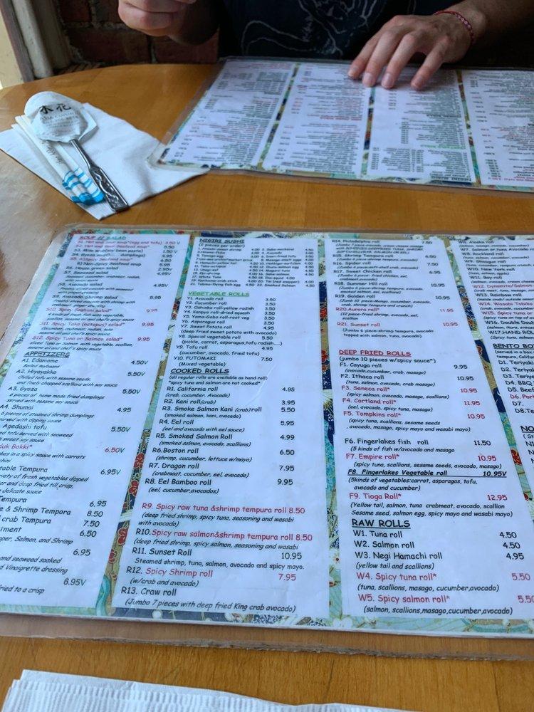 Menu at Asia Cuisine restaurant, Ithaca, 126 N Aurora St