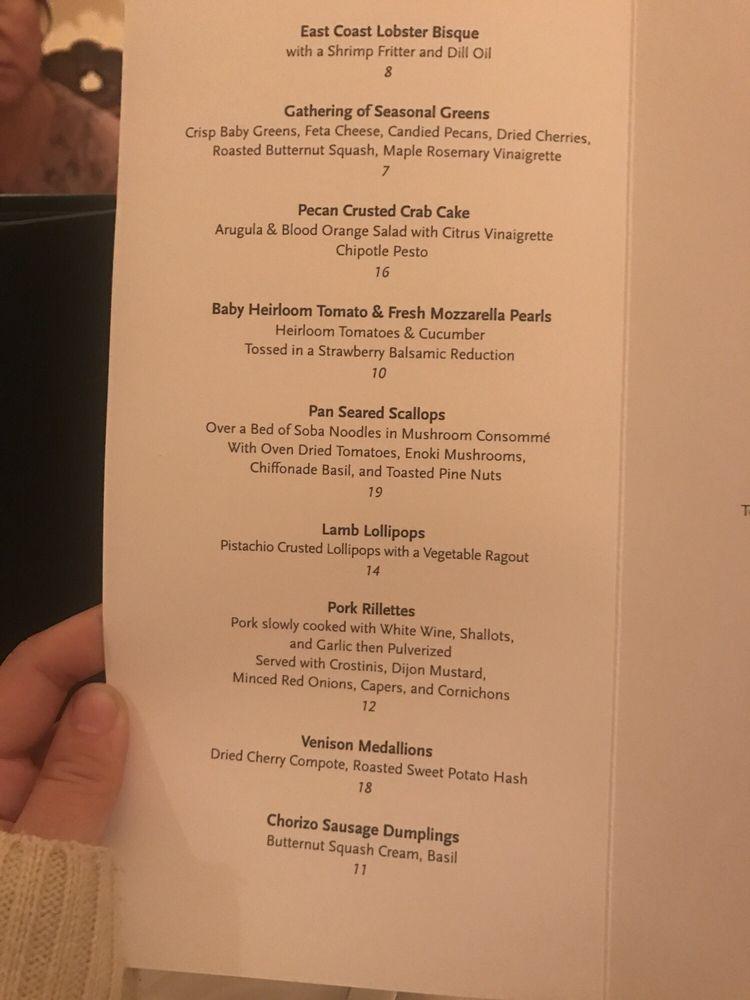 Menu at Restaurant506, Arlington