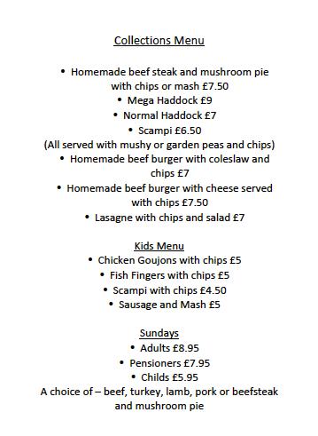 Menu at The Star Inn pub & bar, Willerby