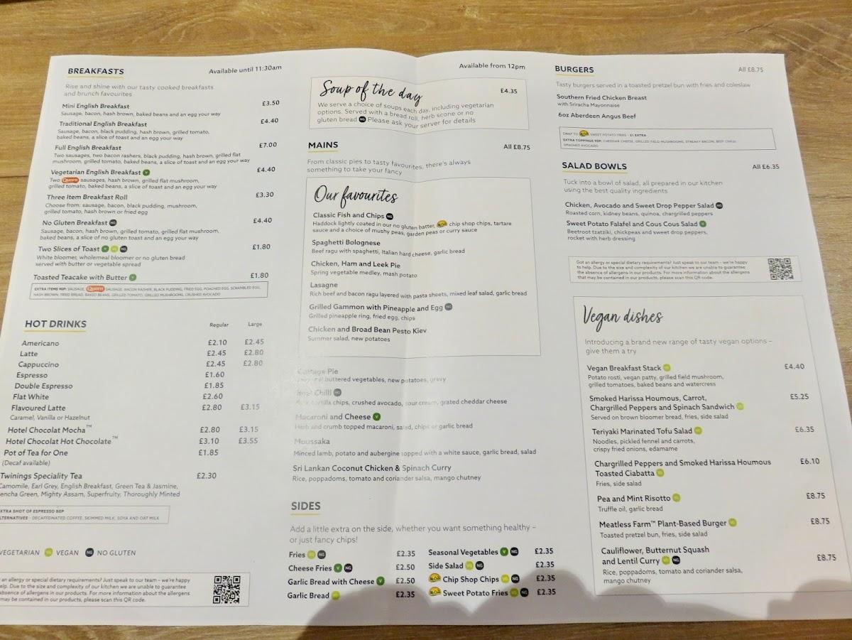 Menu At Dobbies Restaurant Coffe Shop Cirencester