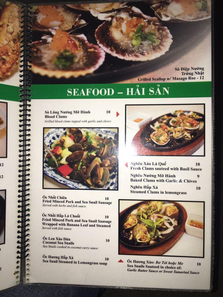 Menu at Garlic and Chives restaurant, Garden Grove