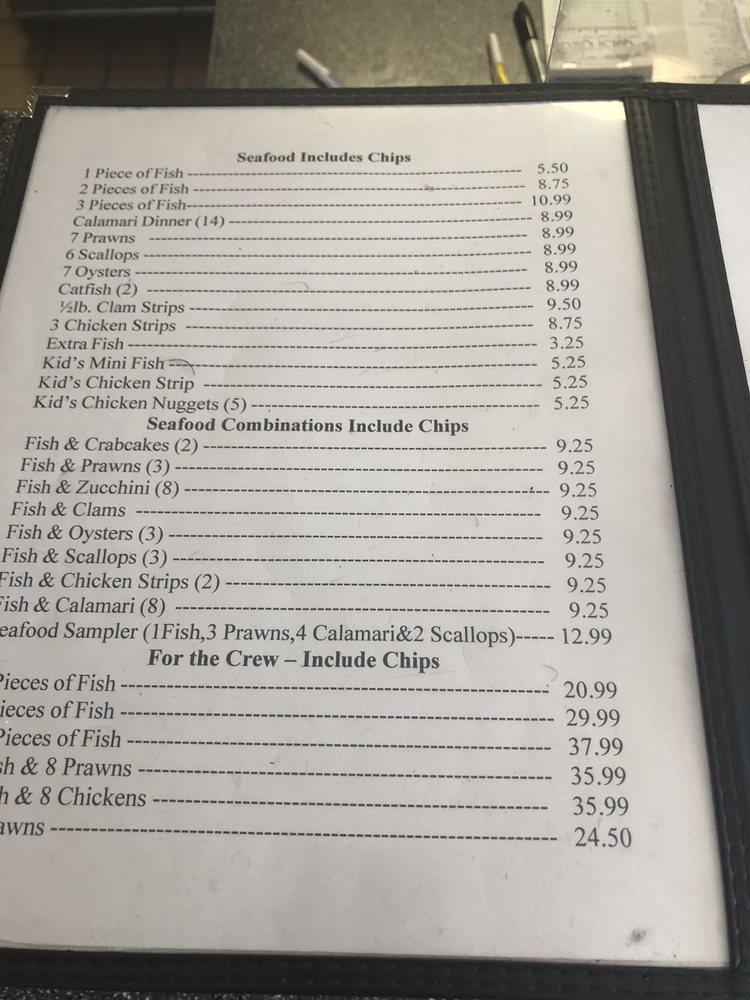 Menu at Ocean Fish & Chips & Korean BBQ, Marysville