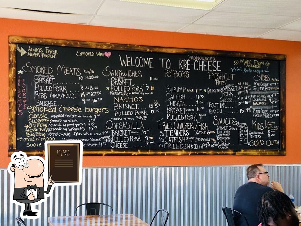 Kretzschy's Cajun BBQ in Lewisville Restaurant menu and reviews