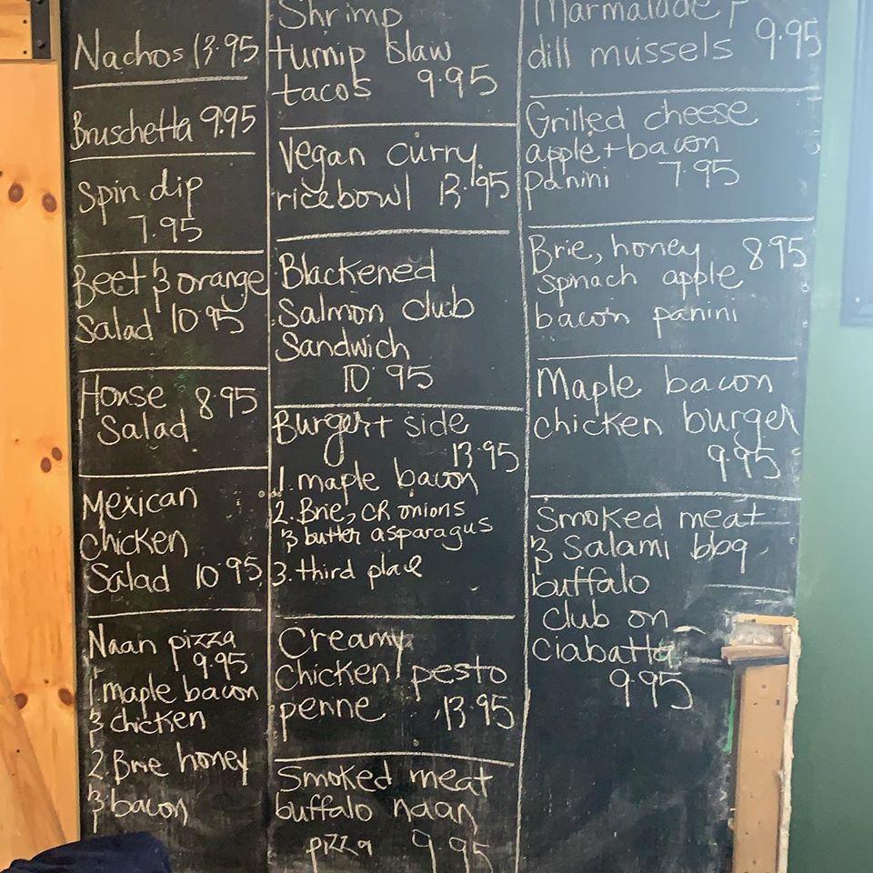 Menu at The Third Place Cafe + Bistro, Grand FallsWindsor, 100 Taylor Rd