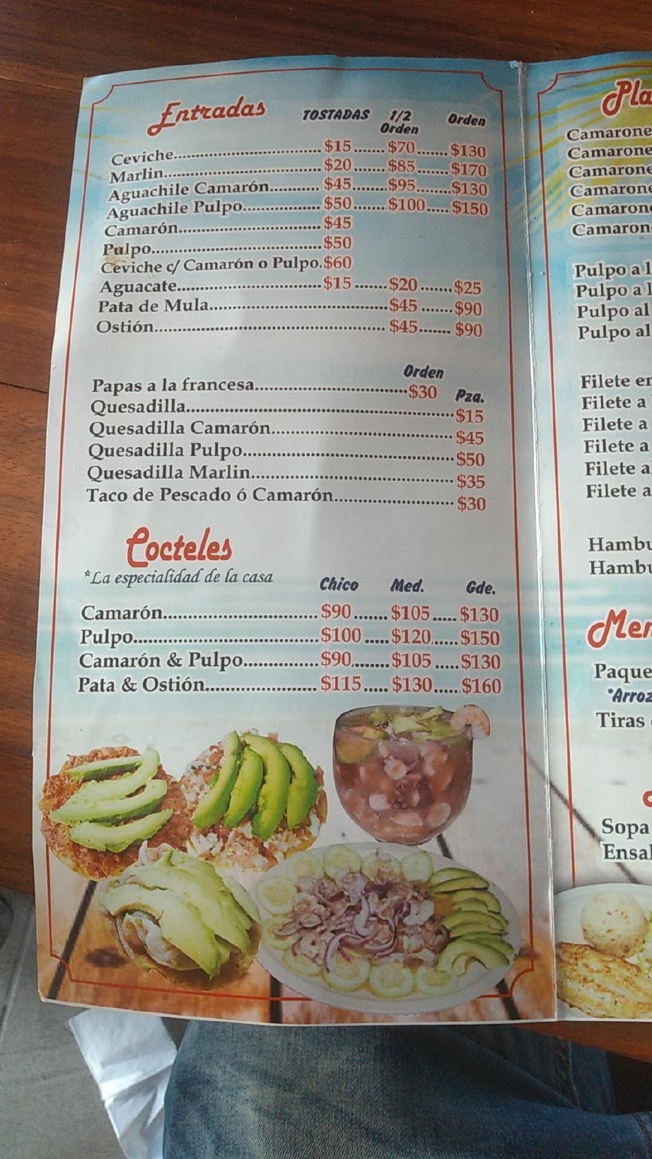 Menu At Mariscos Don Gau Restaurant Zapopan Av Industria Textil