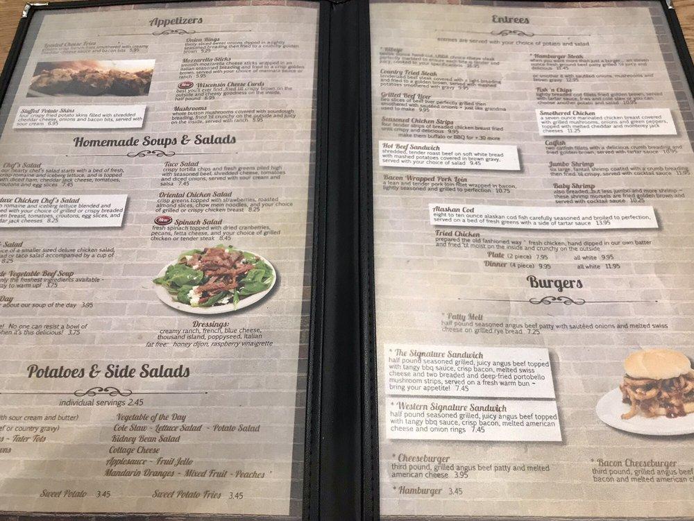 Menu at Busy Corner restaurant, Goodfield