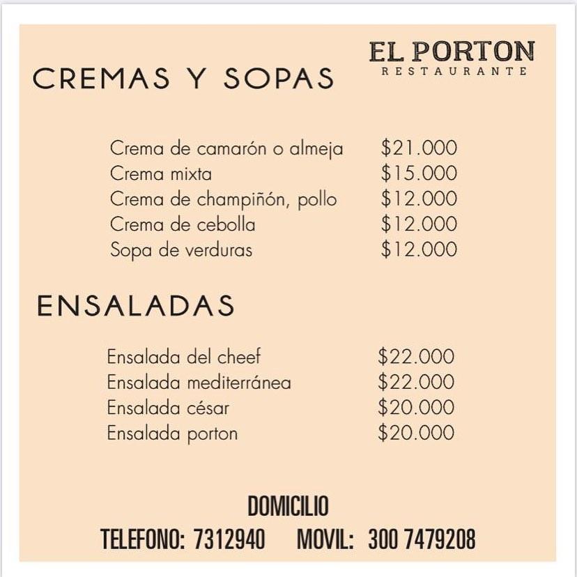 carta-de-el-porton-restaurante-bar-pasto