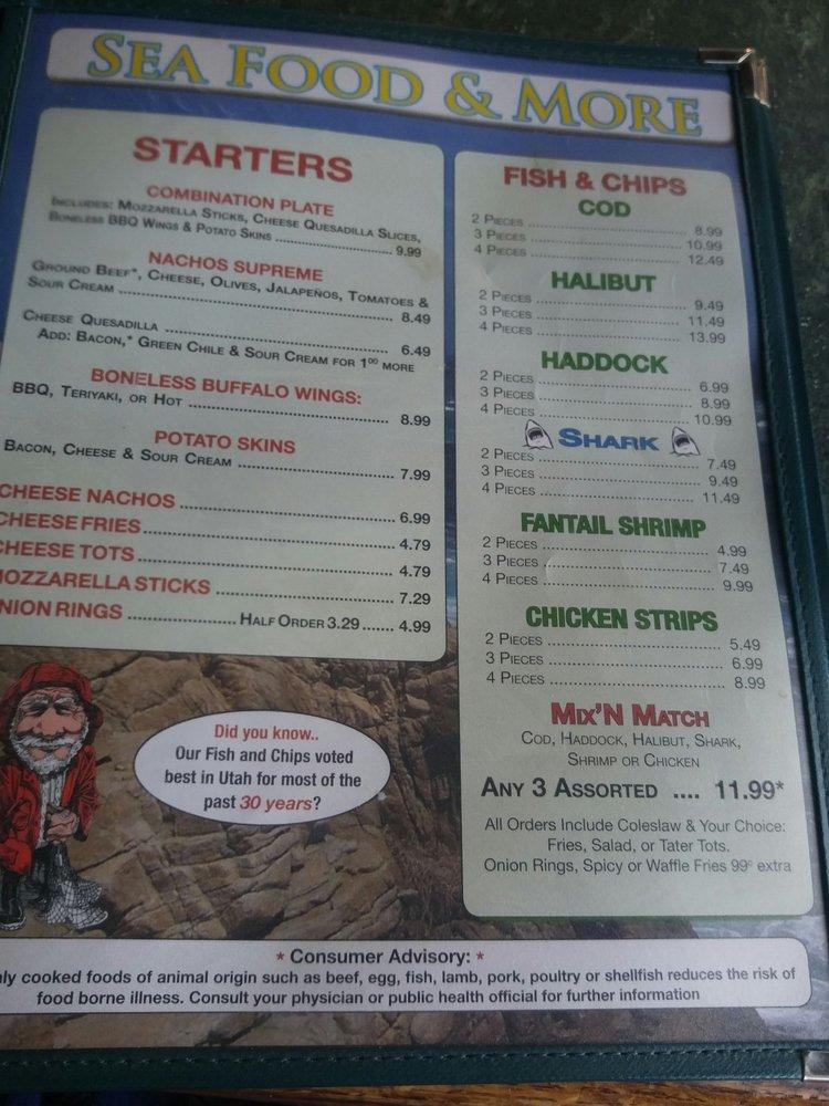 Menu at Virg's restaurant, Taylorsville, S Redwood Rd