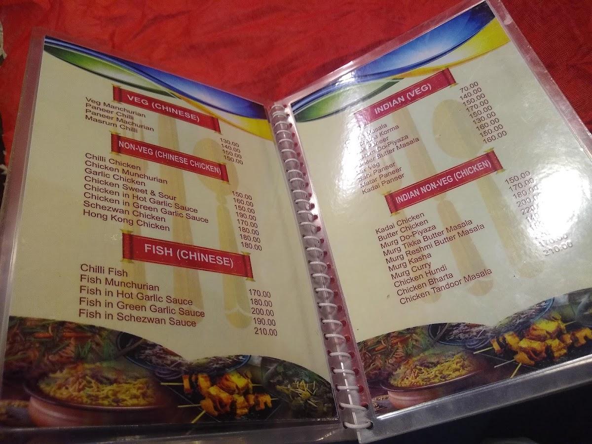 Menu at The Spicy Bites, India