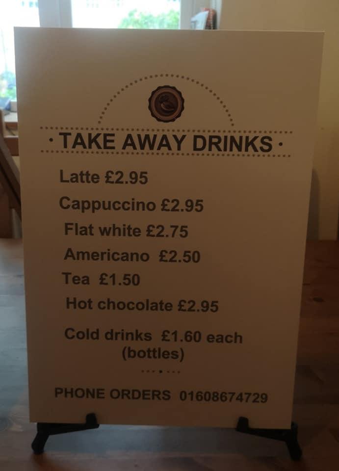 Menu at COTSWOLD CAFE / PATS BAPS, Blockley