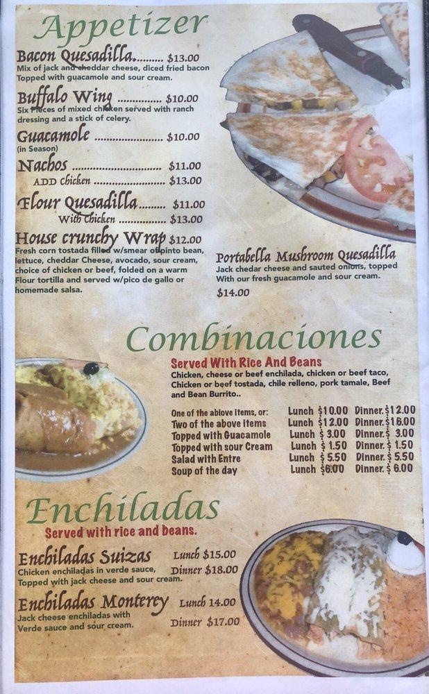 Menu at Red Pepper Bar and Grill, Los Altos