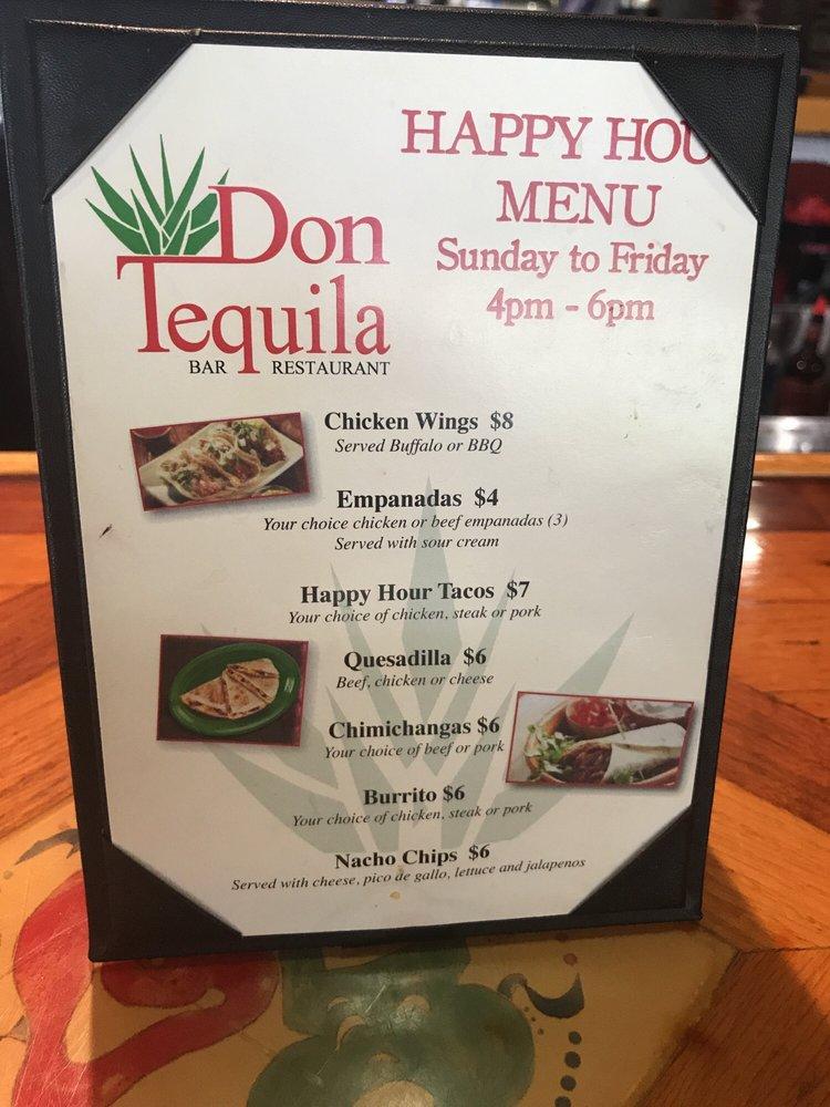 Menu at Don Tequila Bar and Restaurant, Lindenwold