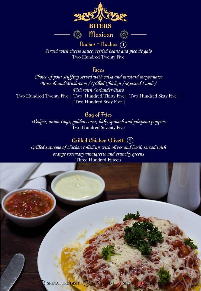Menu at Grain Of Salt Restaurant, Coimbatore