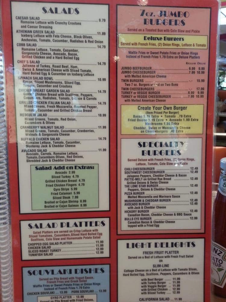 Menu at New Rochelle Diner restaurant, New Rochelle