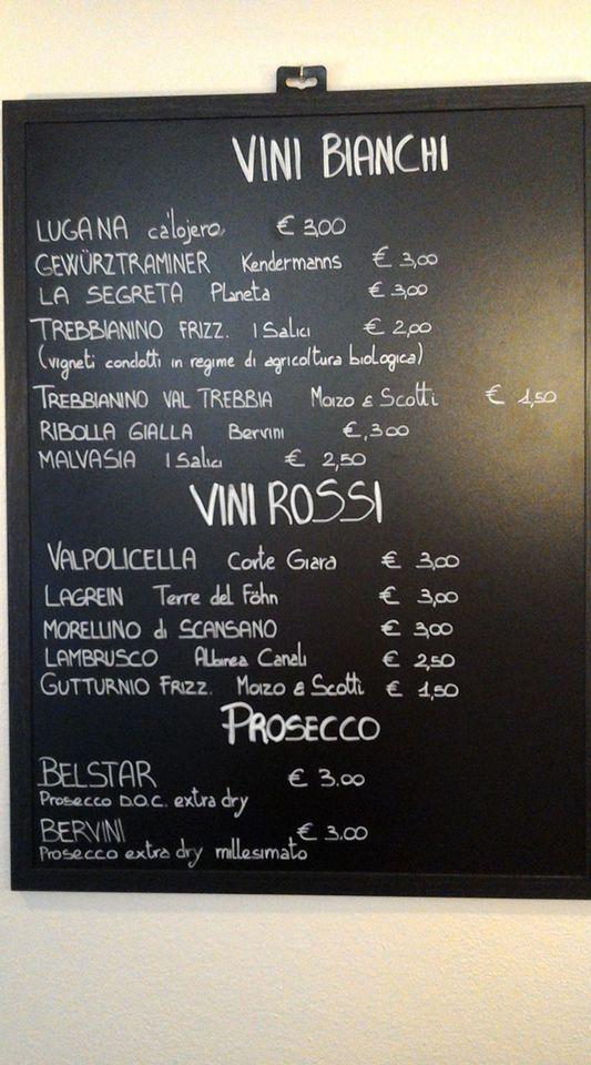 Menu di "Il Caffè Bistrot" di Draghi Marina 