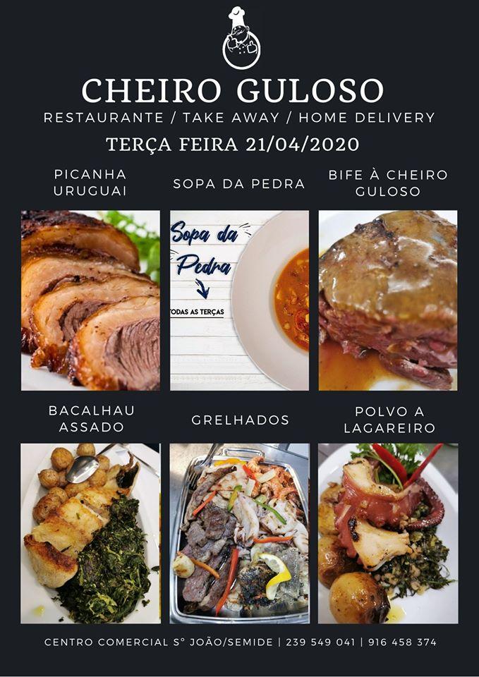 Menu at Novo Cheiro Guloso restaurant, Semide