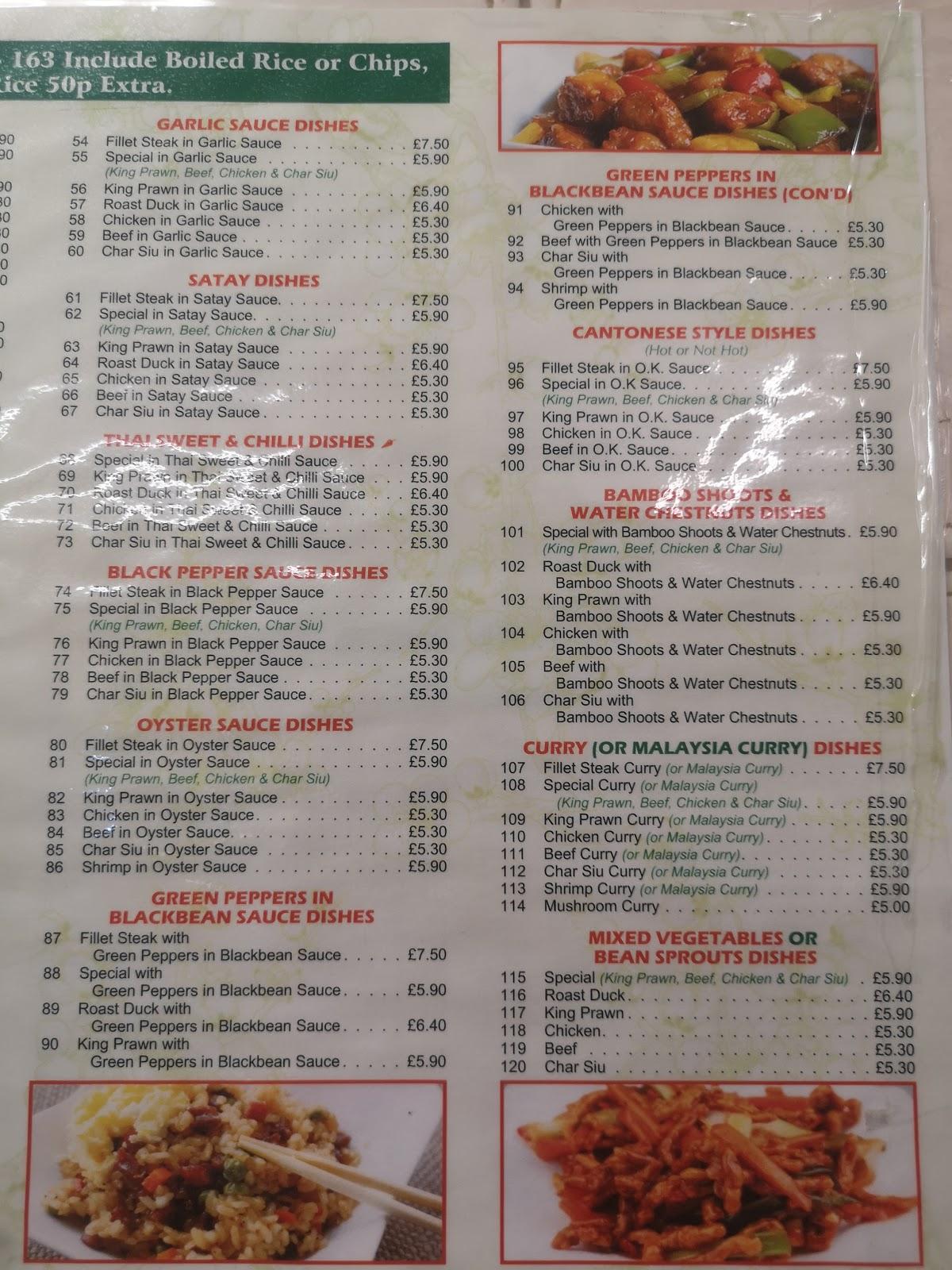 Menu at Eat Well Fish & Chips & Chinese Takeaway restaurant, Salford