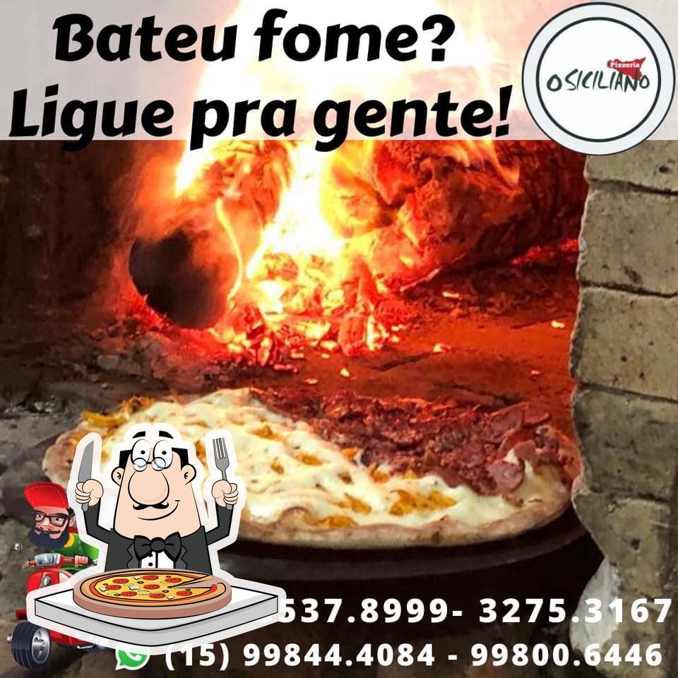 O Siciliano Pizzaria, Itapetininga, R. Dr. Virgílio de Rezende - Menu do  restaurante e avaliações