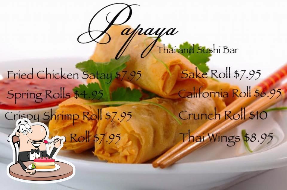 Papaya Thai & Sushi Bar in Beaufort Restaurant reviews