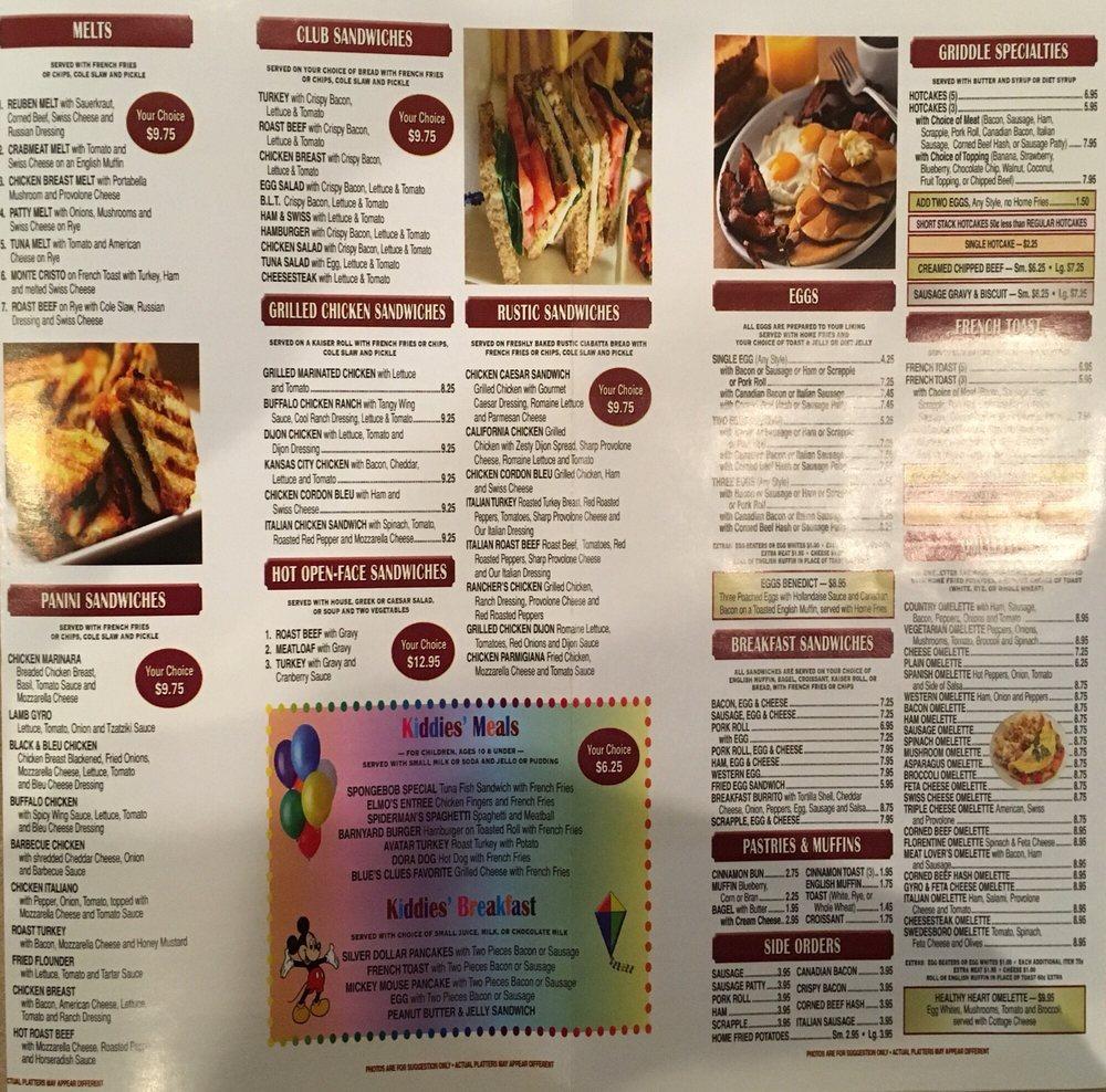 Menu at Swedesboro Diner restaurant, Swedesboro