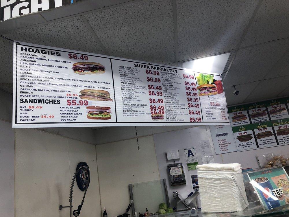 Menu at Qwik Corner Market restaurant, San Diego