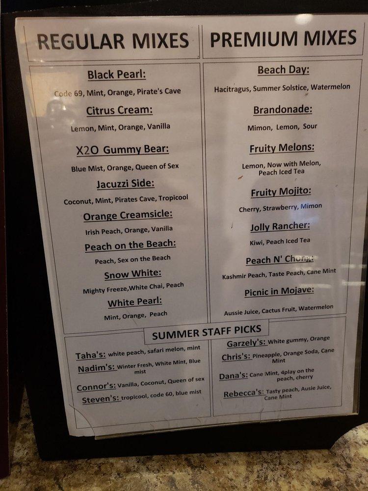 Menu at Cafe X2O, Glendora, Glendora