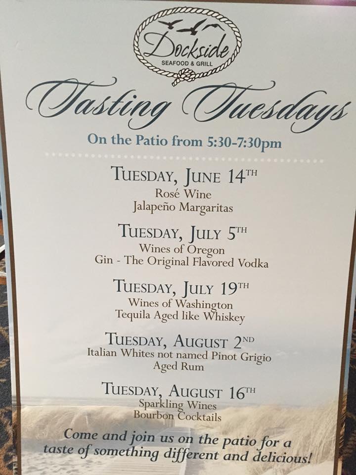 Menu at Dockside Seafood and Grill restaurant, Branford