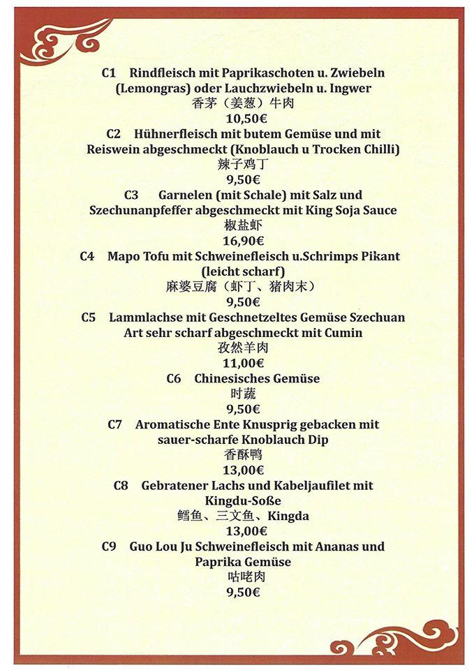 China Garden Garbsen Buffet Preise