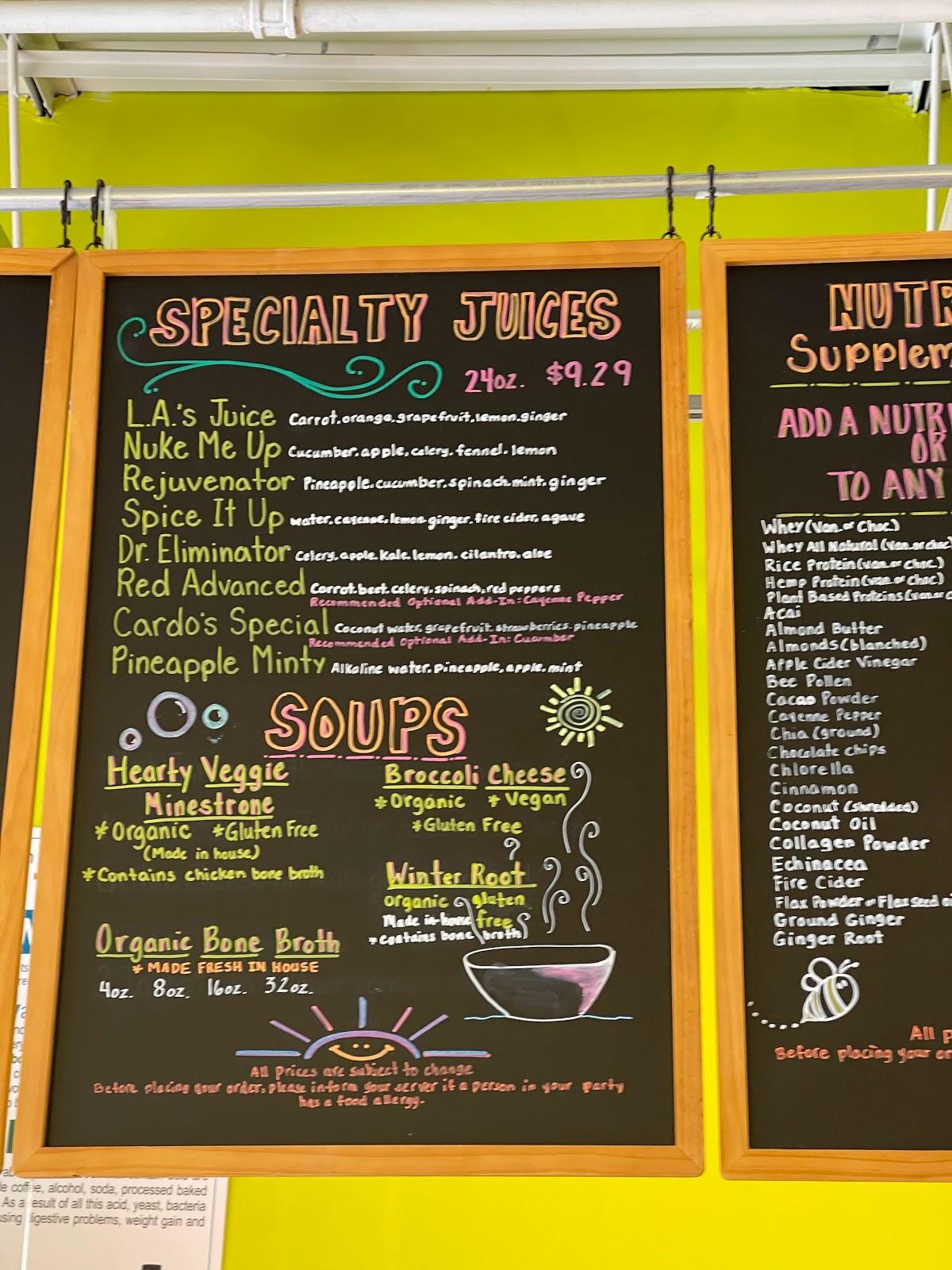 Menu at Juice N Blendz Healthy Eatery pub & bar, Massapequa