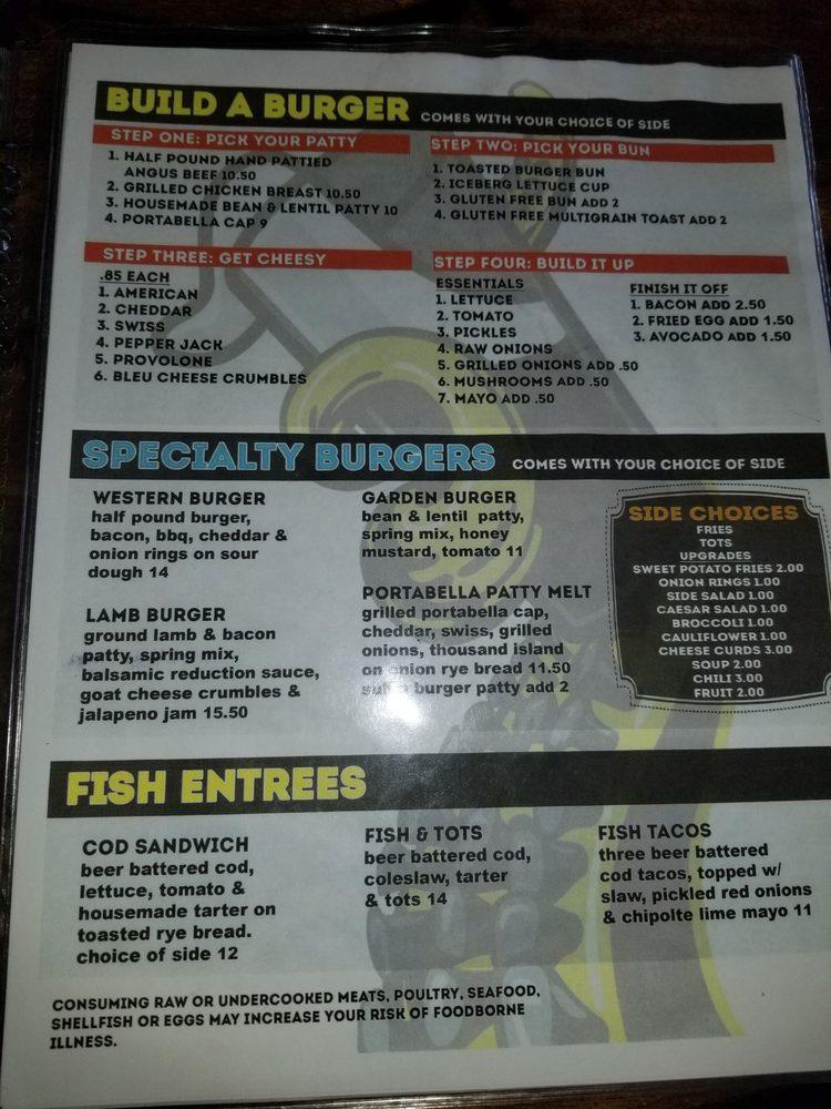 Menu at The Brass Kraken Pub, Poulsbo