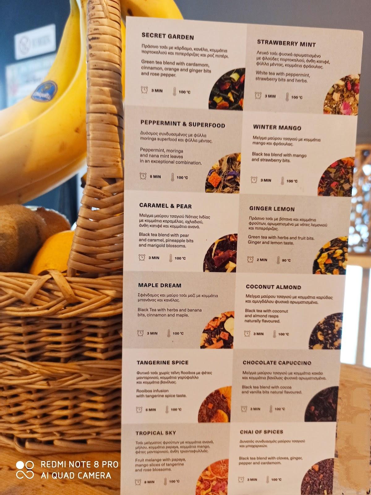 Menu at Local Coffee House, Leontario